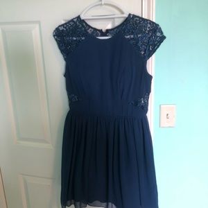 Navy blue dress